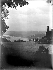 Hindenburgbrücke, Blick vom Niederwalddenkmal