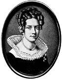 Brunswick'te ilişki yaşadığı Wilhelmine von Griesheim (1786-1861)