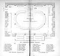 Seating diagram for senators in the State House, 1874