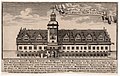 Altes Rathaus Leipzig, Kupferstich, J. C. Dehne (Stecher), 1672