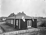 Moerdijk 1953, Jeugdcentrum, schenking Oostenrijkse en Zwitserse kerken