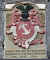 Wappen der Äbtissin Margaretha Eleonaora von Estorff (1754)