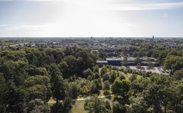 Het Nieuwe Plantsoen gezien vanaf de watertoren