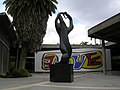 Henri Laurens (L'Amphion) and Fernand Léger (Bimural) at the Covered Plaza of the Ciudad Universitaria de Caracas