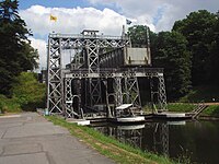 Die vier Schiffshebewerke des Canal du Centre und ihre Umgebung Louvière und Le Roeulx (Hennegau)