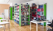 Lesesaal des Stadt- und Stiftsarchivs (neu gestaltet im Jahr 2019; Teilbereich im Bild)