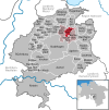 Lage der Gemeinde Lindhorst im Landkreis Schaumburg