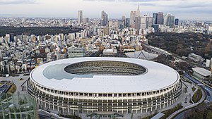 Das Nationalstadion in Tokio