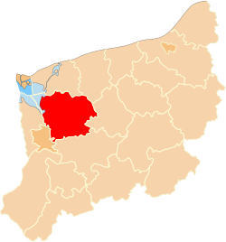 Location within the voivodeship