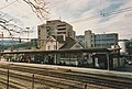 station building in 2001, train-side