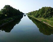 Der Stichkanal Salzgitter zwischen Denstorf und Sonnenberg