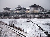 Tashichödzong im Winter 2008