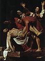 Caravaggio: Grablegung (Vatikanische Museen)