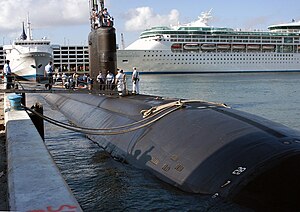 USS Miami in Port Everglades