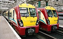 SPT trains at Glasgow Central Station