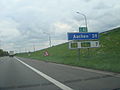 Die A3 in Richtung Aachen