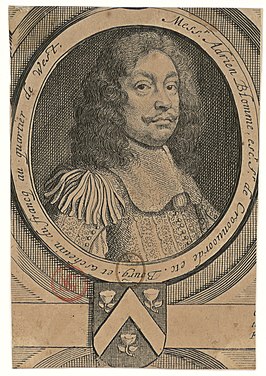 Gravure van Adriaen Blomme uit 1666 door Lucas Vorsterman