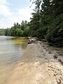 Hidden beach on Beaverhouse Lake