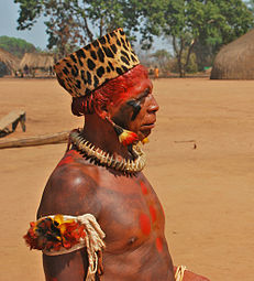 Xingu-Indianer mit Jaguarkappe (2007)