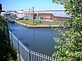 Engine Arm Basin - private moorings at the end of the navigable section