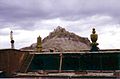 Gyantse fort from Kumbum roof. 1993