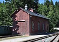 Heizhaus im Bahnhof Carlsfeld (2012)