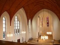 Blick von Orgelempore ins Kirchenschiff