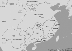 Jingnan (Nanping) shown on map