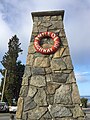 Nullpunkt Highway 101 in Lund (British Columbia, Kanada)