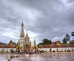 Phra That Phanom, die historischen Gebäude und seine Kulturlandschaft