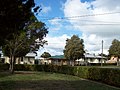 A typical front yard and street-scape