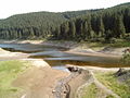 Okerstausee bei niedrigem Wasserstand