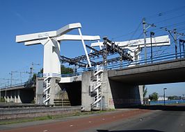 Spoorbrug over de Delfshavense Schie