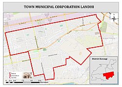 Landhi Town Map