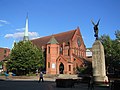 War Memorial and Church