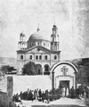 Ürgüp (Prokopi), Johannes-von-Euböa-Kirche, 1834 oder 1868, um 1950 zerstört, historische Photographie (1914).