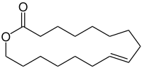 Strukturformel von Hexadec-9-eno-1,16-lacton