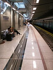 The Metro line 3 Airport Platforms,July 2006