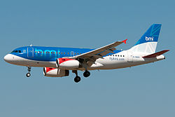 Airbus A319-100 der bmi