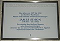 Berlin-Wilmersdorf, Berliner Gedenktafel für James Simon