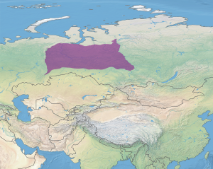 Ecoregion territory (in purple)