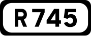 R745 road shield}}