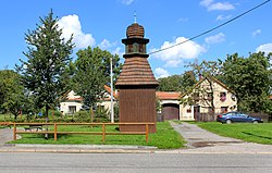 Belfry in the centre of Jarošov