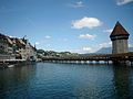 Schweiz, Luzern, Kapellbrücke