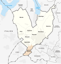 Genestrerio – Mappa