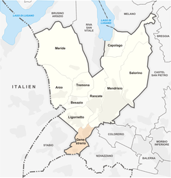 Location of Genestrerio