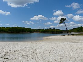 The lake in La Jemaye