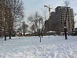 Mashtots Park during the protests