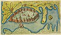Halkida (Negroponte) Venedik haritası (1597)