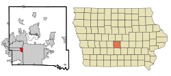 Location in the State of Iowa